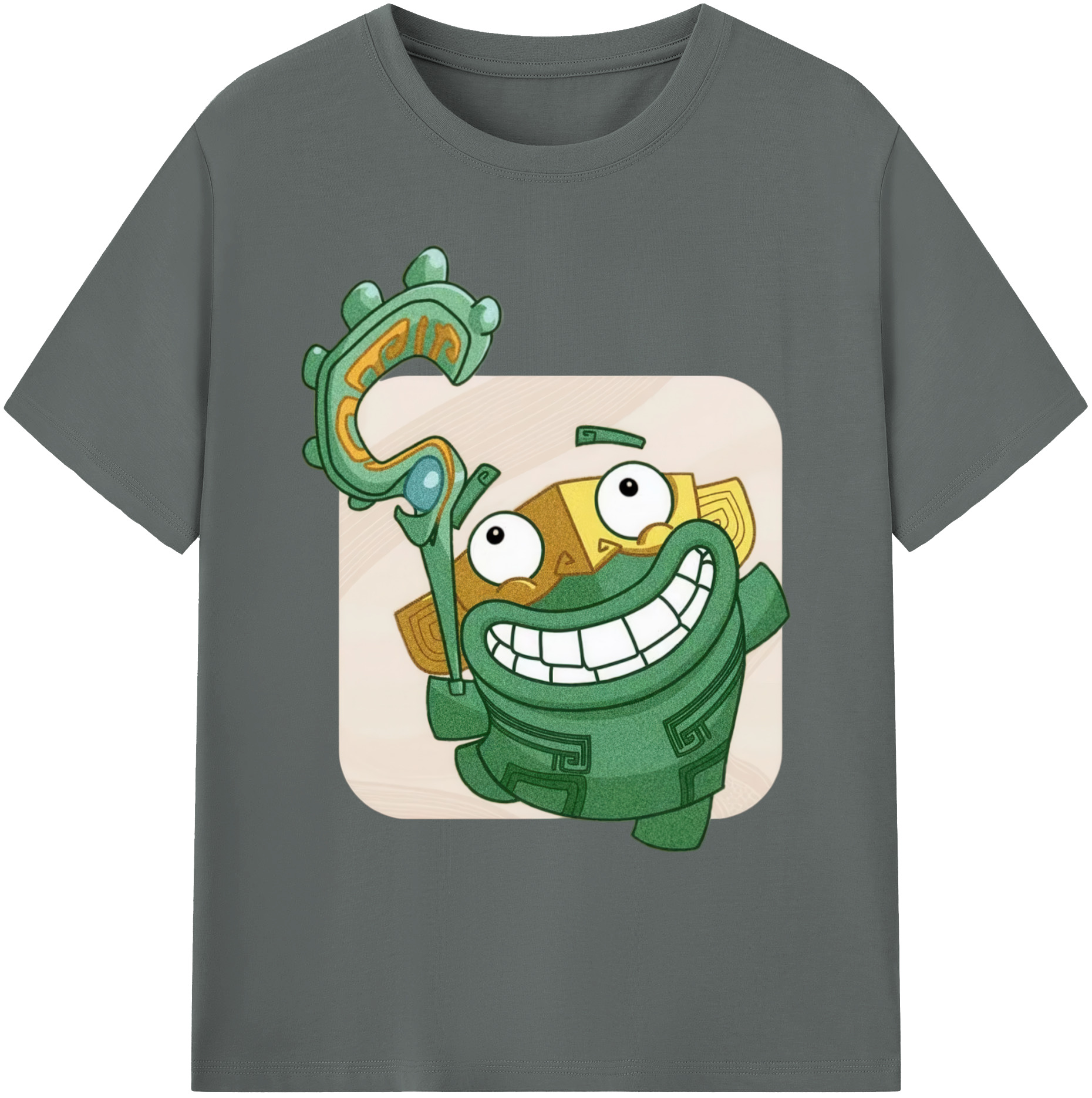 （画像用） Ne Zha 2 ナタ 魔童の大暴れ 綿100％ メンズ半袖Tシャツ｜肌触りやわらか＆通気性